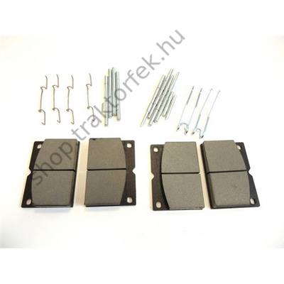 Tárcsafékbetét szett JCB 82,9x117,5x18,5mm - 4db (rugókkal és kiegészítőkkel)