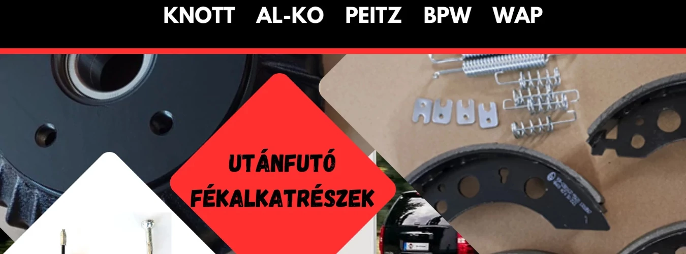 Utánfutó alkatrészek