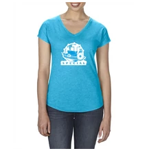 Női póló - kék színben L