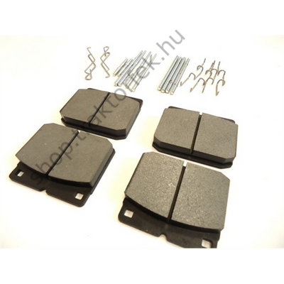 Tárcsafékbetét szett  89,8x76x16,5 mm - 4db rugókkal, kiegészítőkkel