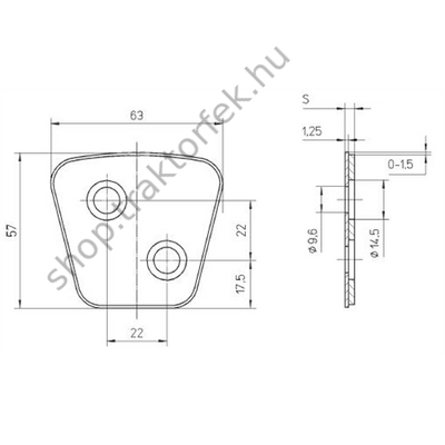 MIBA kuplungszegmens 4,0mm/ BD156.400